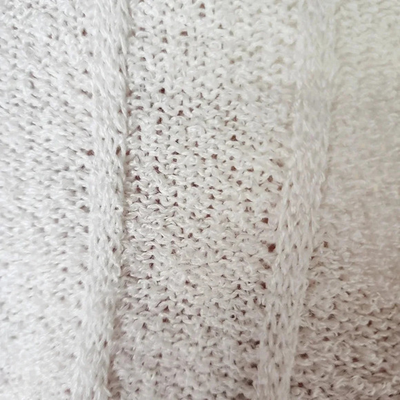 Vintage Sears Knit Midi Skirt Ivory Gathered Waist Size 16 Measures Smaller - Picture 8 of 10